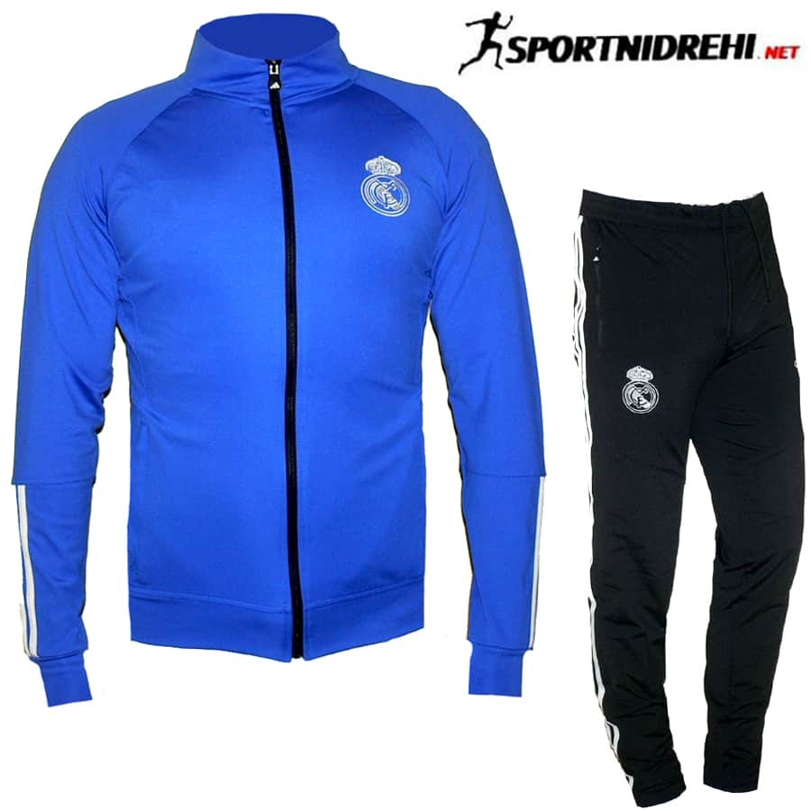 Мъжки футболен екип FC REAL MADRID, син с черно, полиестер