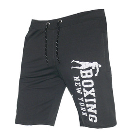 Спортни панталони BOXING, тъмно сиви, памук и ликра. 