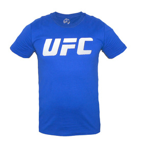 Мъжка тениска UFC, 100 % памук, синя.  