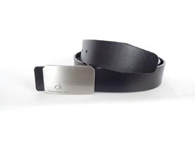 Мъжки колан естествена кожа CALVIN KLEIN, черен