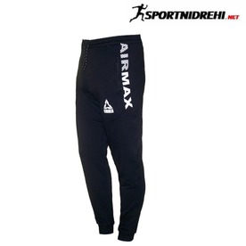 Мъжко спортно долнище AIRMAX, черно,  памук и ликра