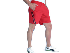 Мъжки спортни шорти RAYMOND, червени с черно, полиестер