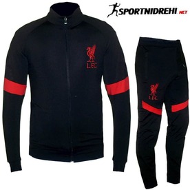 Мъжки футболен екип FC LIVERPOOL, черен, полиестер