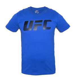 Мъжка тениска UFC, 100 % памук, синя