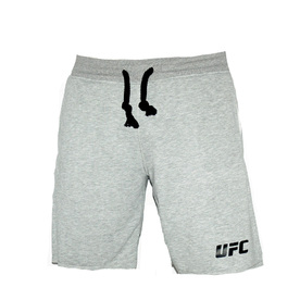 Спортни къси панталони UFC, светло сиви, памук и ликра.  