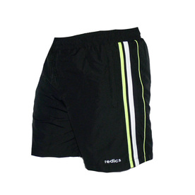 Мъжки спортни шорти REDICS, 170019 черни с електриково зелено, полиестер.