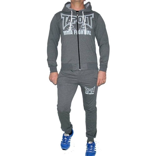 Мъжки спортен екип TAPOUT MMA, тъмно сив, памук и ликра