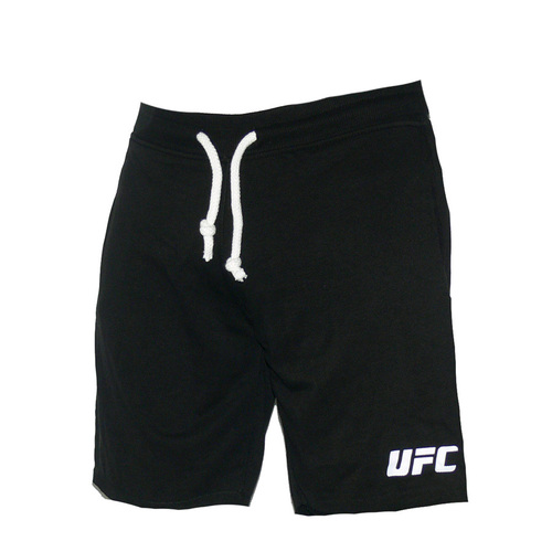 Спортни къси панталони UFC, черни, памук и ликра.  