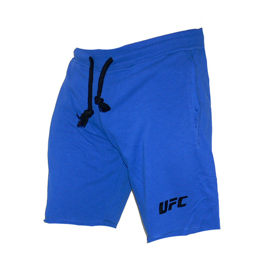 Спортни къси панталони UFC, сини, памук и ликра