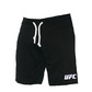Спортни къси панталони UFC, черни, памук и ликра.  