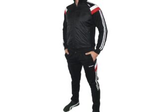 Мъжки футболен екип REDICS, черен със червено и бяло