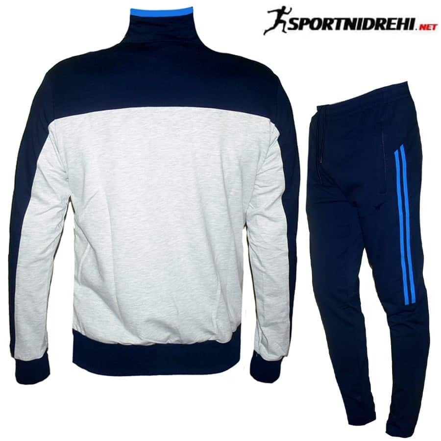Мъжки спортен екип REDICS 230126, тъмносиньо със сиво и синьо - Image 3