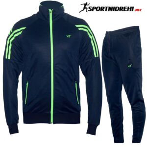 Мъжки футболен екип REDICS 180133, тъмносин с електриково зелено