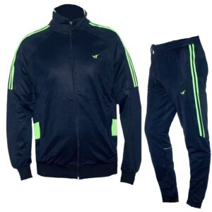 Мъжки футболен екип REDICS 180003, тъмносин с електриково зелено