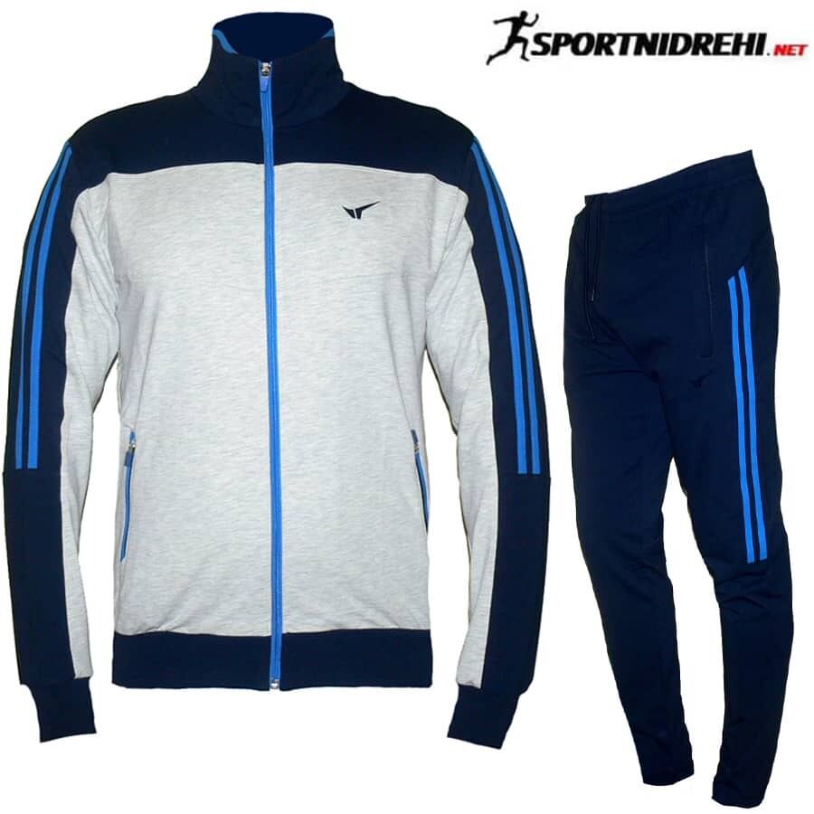 Мъжки спортен екип REDICS 230126, тъмносиньо със сиво и синьо - Image 2