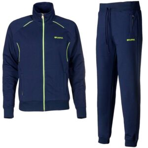 Мъжки спортен екип PLAYFUL, син с електриково зелено