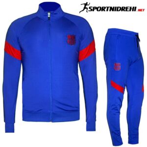 Мъжки футболен екип FC BARCELONA, син с червено