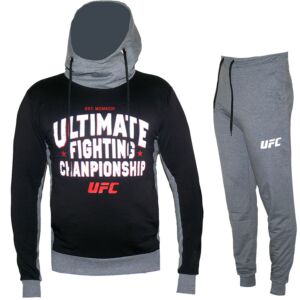 Спортен екип UFC, тъмно син с червено