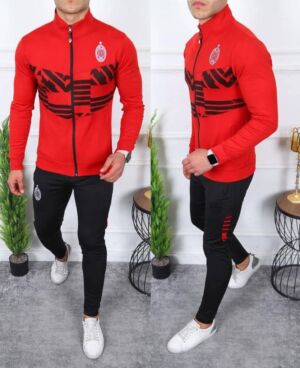 Мъжки футболен екип FC ACM, червено и черно