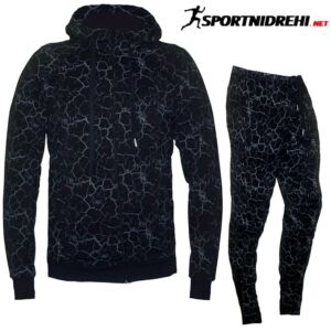 Мъжки спортен екип MATRICS, черен камуфлаж