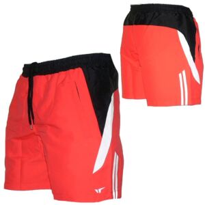 Мъжки спортни шорти REDICS, оранжеви с черно и бяло