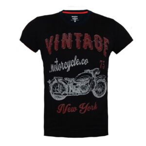 Мъжка тениска Black Point, черна